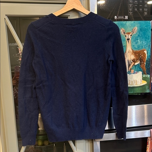 Madewell Navy Sweater with Deer Design - Picture 6 of 7
